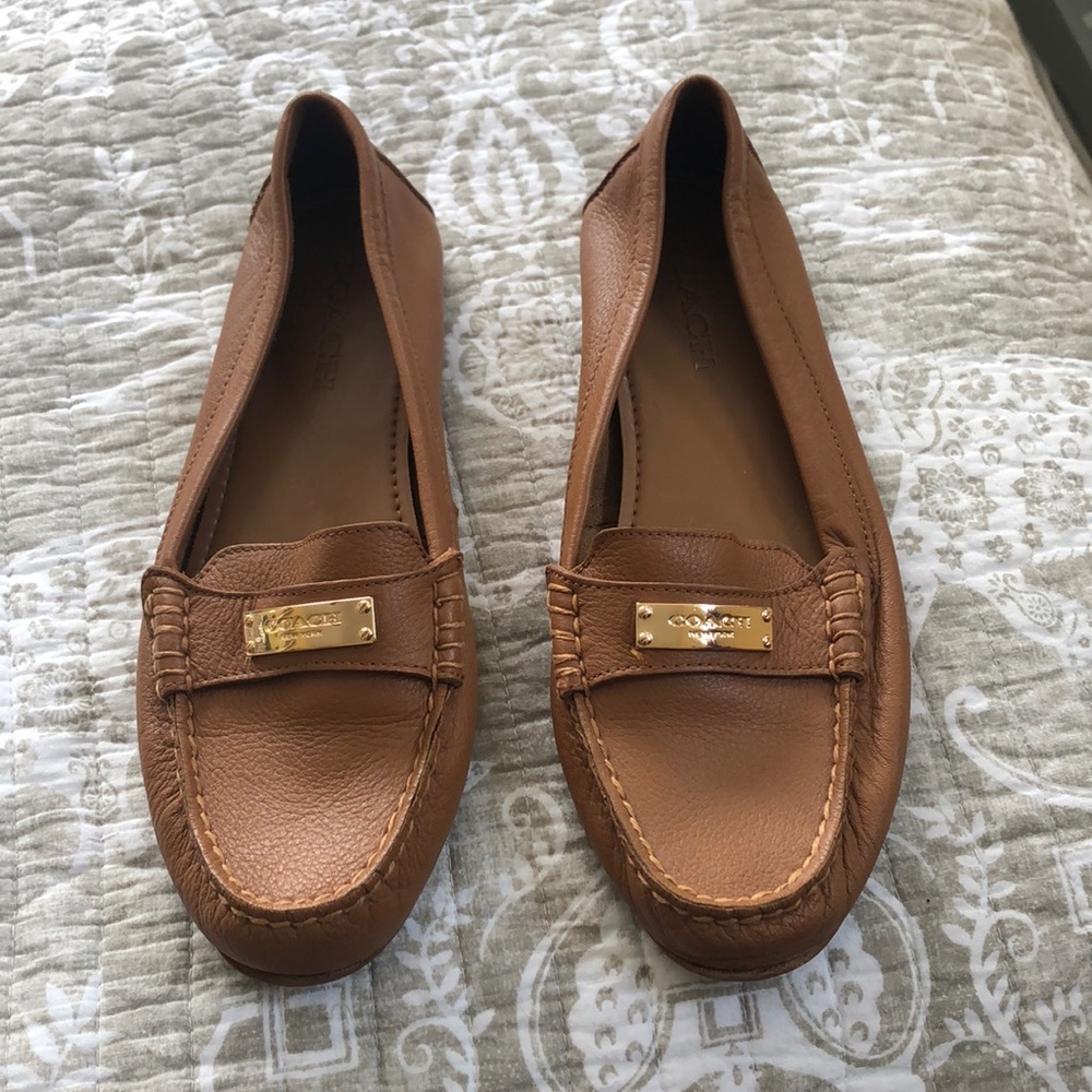 Coach Tan Loafers